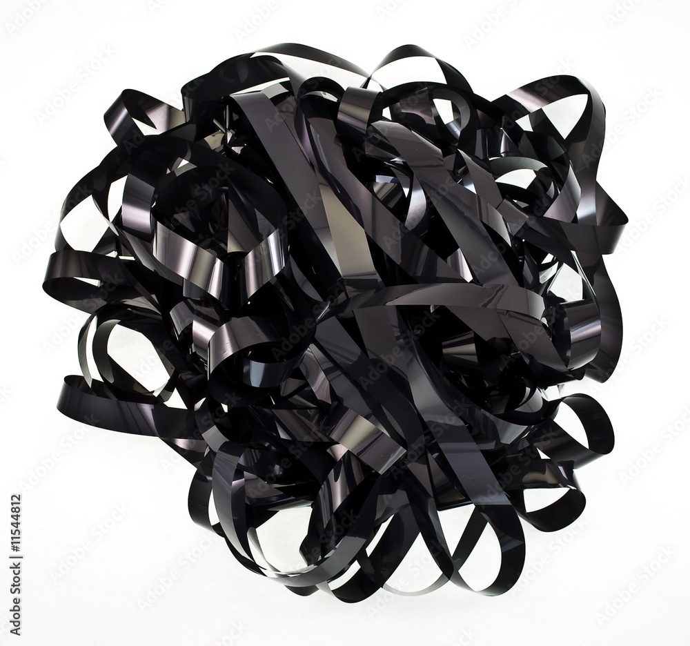 Obraz premium chaotic video tape