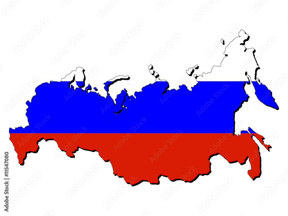 map of Russian Federation map of Russian Federation