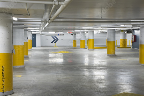 Underground parking garage