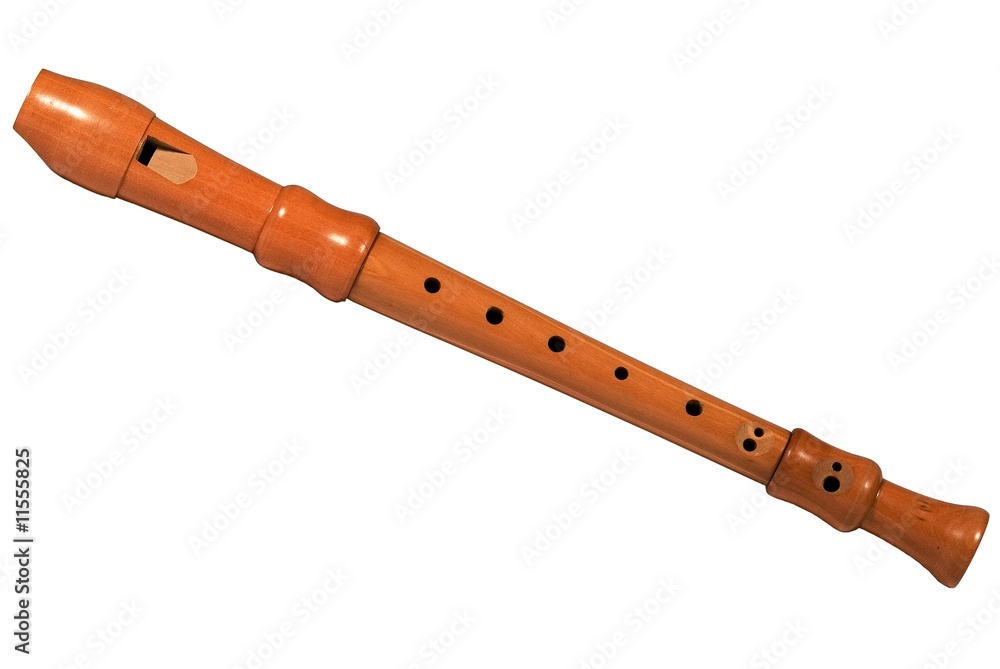 Fototapeta premium wooden flute