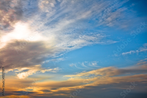 blue sky background