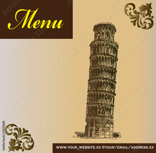 Pisan Menu Template