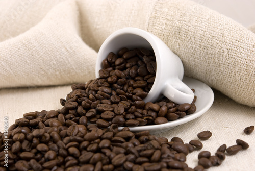 Wallpaper Mural Cup of coffee and coffee bean Torontodigital.ca