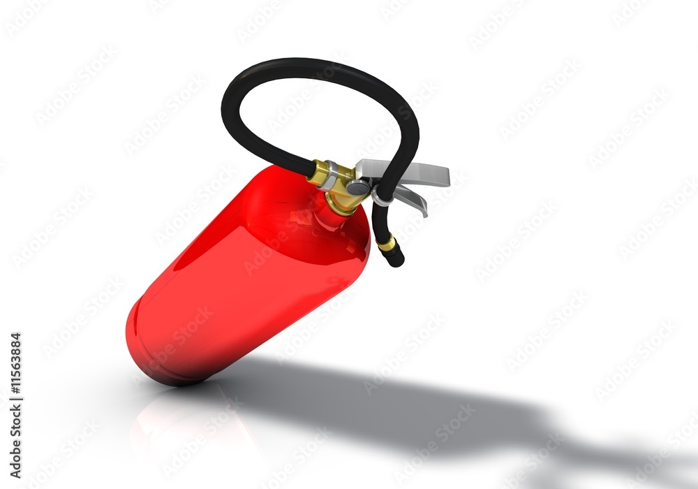 Fire Extinguisher Tilted Fire Extinguisher Tilted