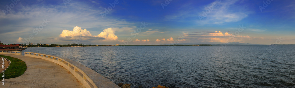 Cienfuegos bay panorama, cuba