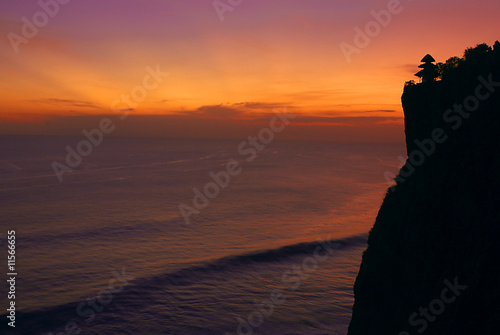 Coucher de soleil sur Uluwatu