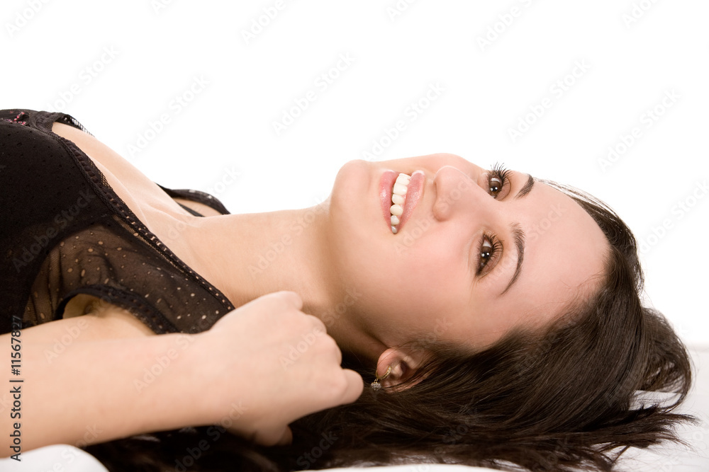 Naklejka premium young woman