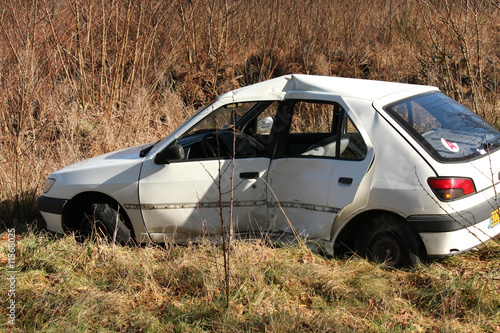 voiture accidentée photo