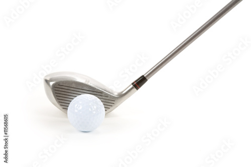 Golf Ball and Driver