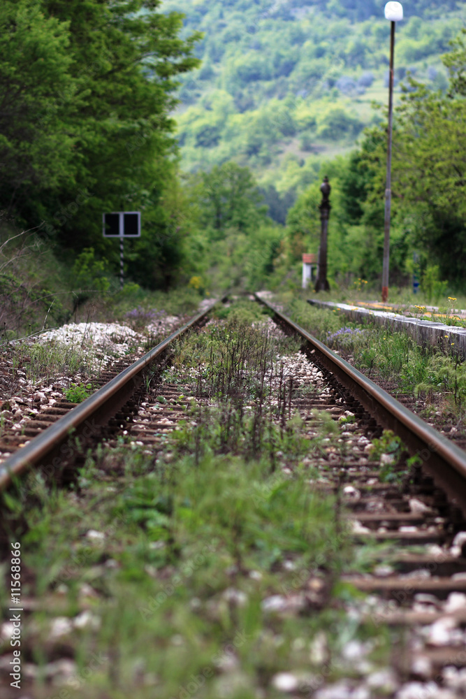 Obraz premium old railroad