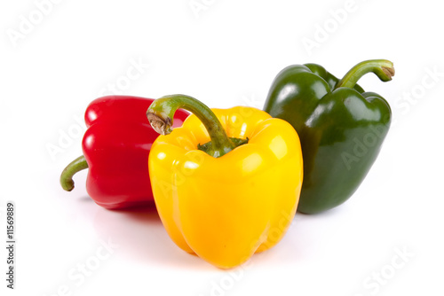 Ripe colored pepper