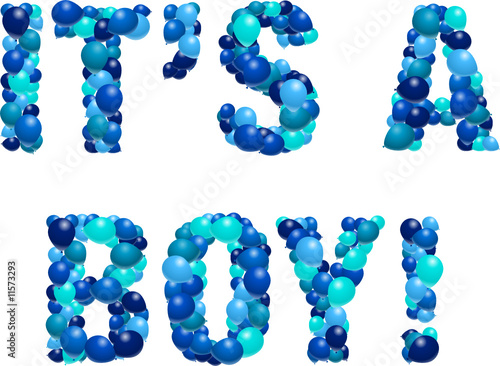 Boy birth announcement