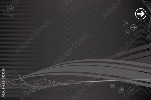 Modern technology wave background