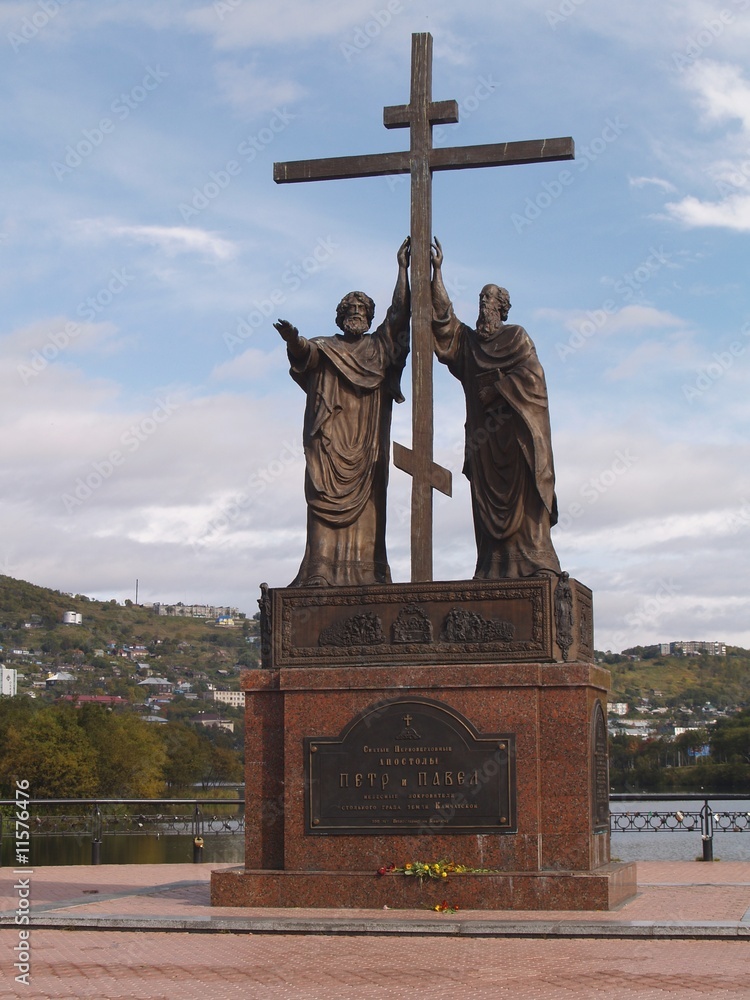 Naklejka premium View monument of San Peter and San Pavel 2