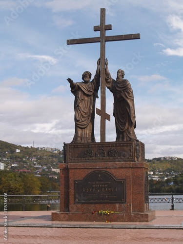 View monument of San Peter and San Pavel 2 photo