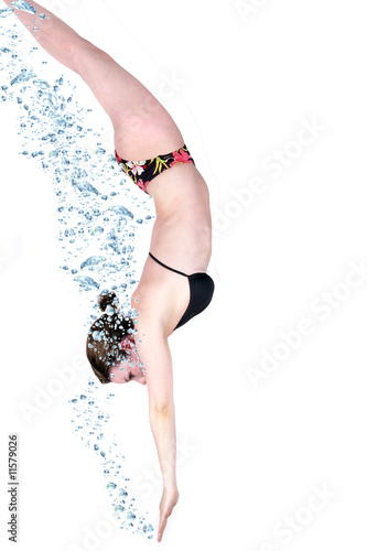 Plunging Woman