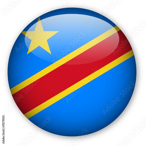Free Download Democratic Republic of Congo Flag button - GFXLoad