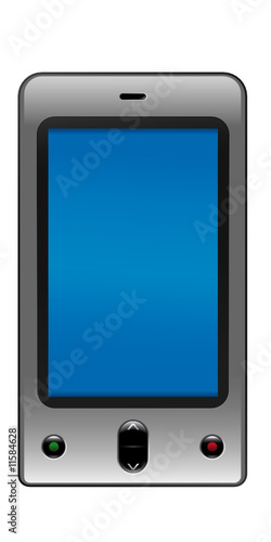 Telephone portable tactile gris