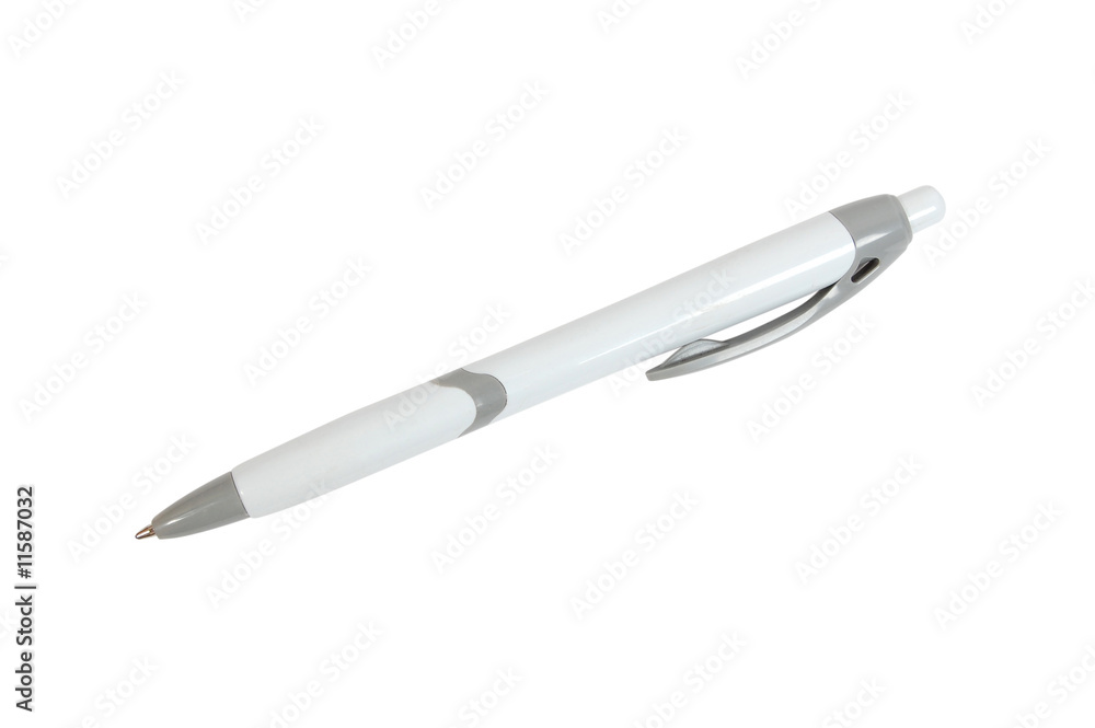 Writing pen isolated on the white background Writing pen isolated on the white background
