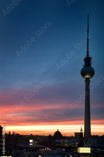 Sonnenuntergang am Alex