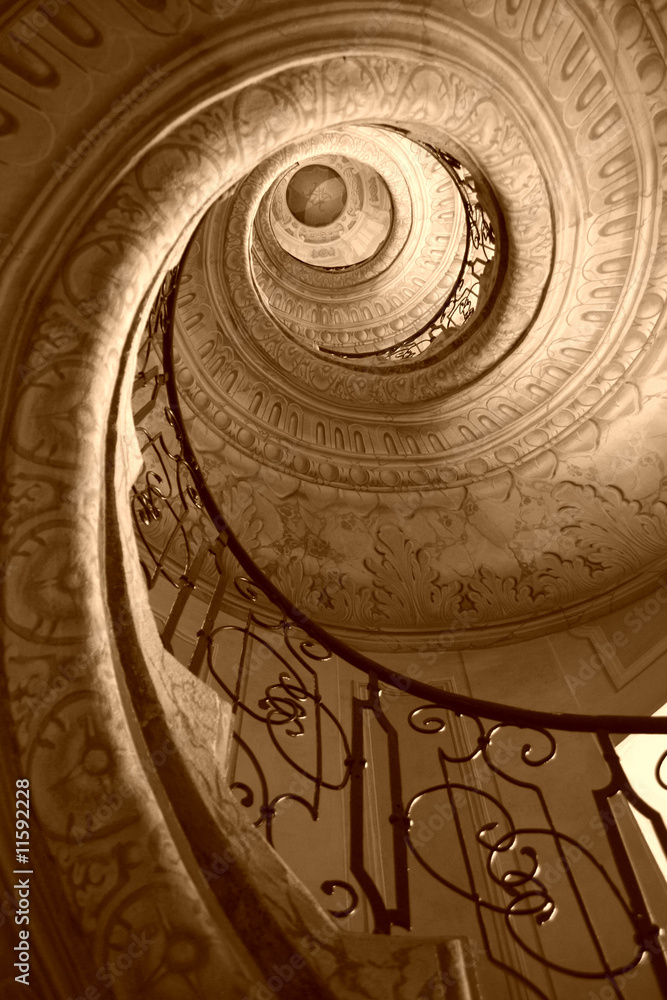 Spiral staircase..