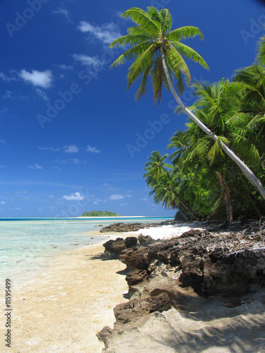 Landscape in Tuvalu