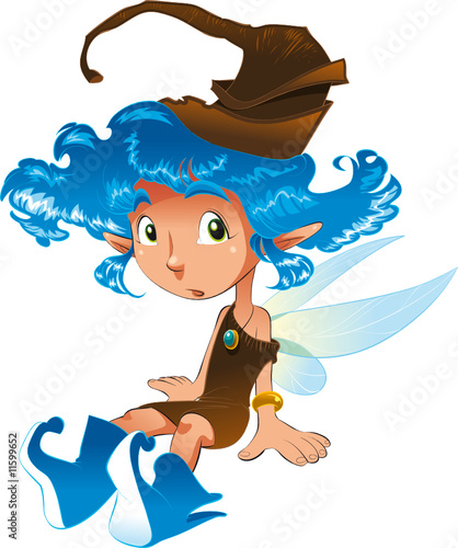 Fairy is sat
