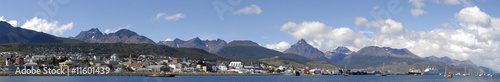 Panoramic View of Ushuaia, The Southermost City in the World © buteo