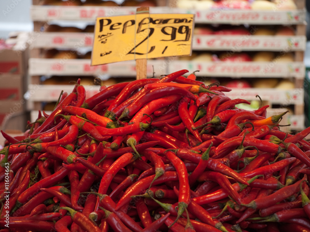 Naklejka premium Guindillas alemanas