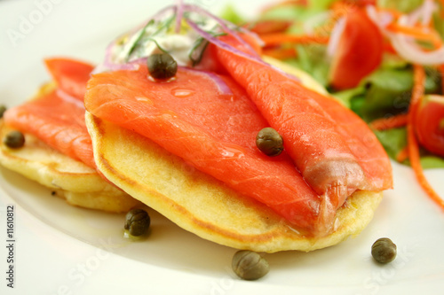 Smoked Trout On Fritters