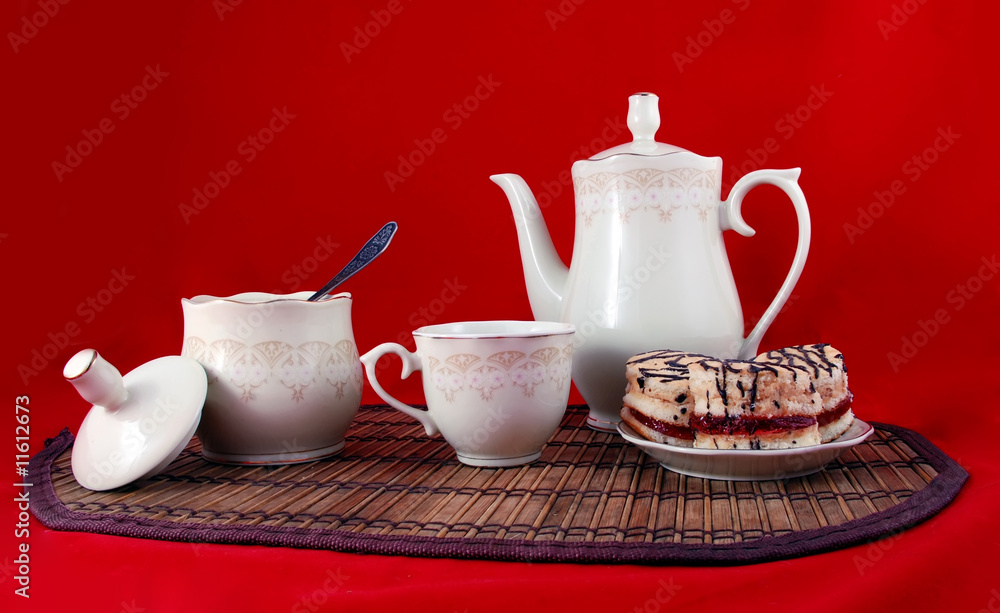 beautiful still life cup of tea and some delicious pastries beautiful still life cup of tea and some delicious pastries