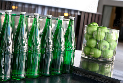 Photos Bottles and apples