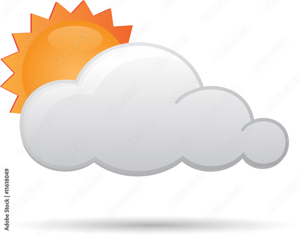 Weather Icon - Partly Cloudy Weather Icon - Partly Cloudy