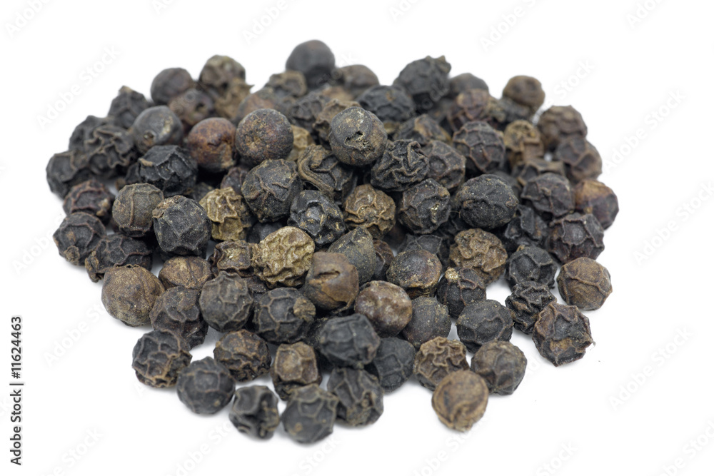 Peppercorns Isolated Peppercorns Isolated