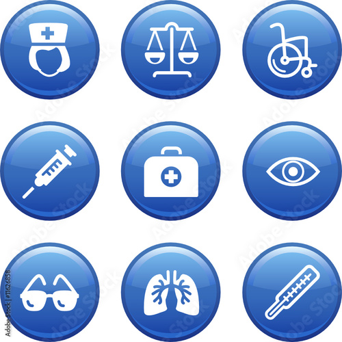 Blue disk set 13