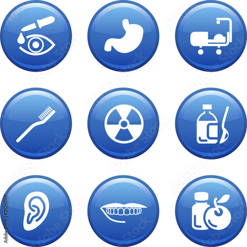 Blue disk set 15