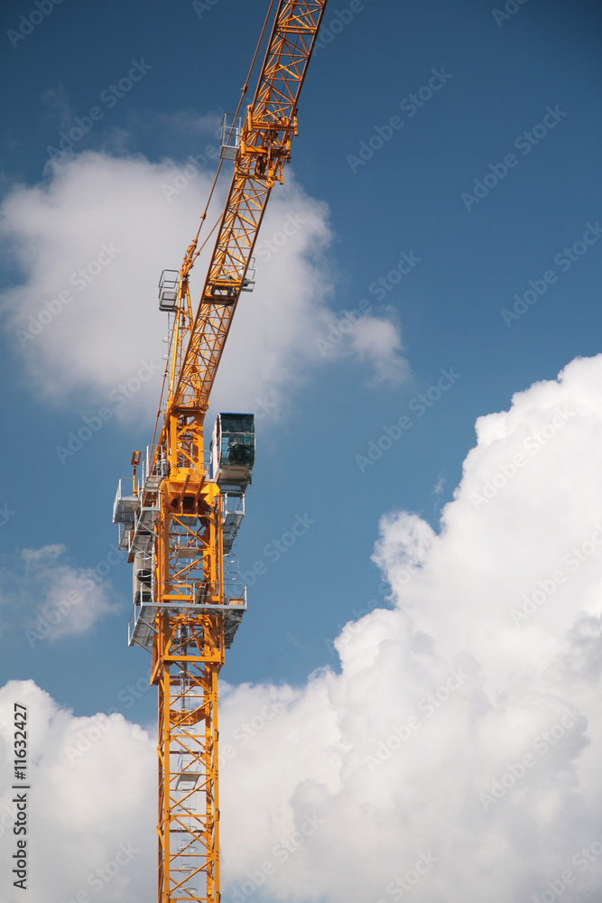 The elevating crane The elevating crane