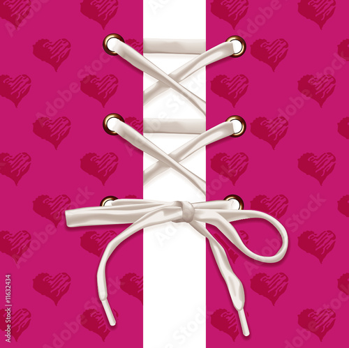 Vector color background with lacing
