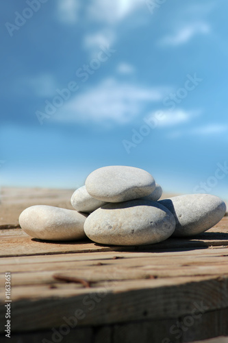 Canvas Print galet zen