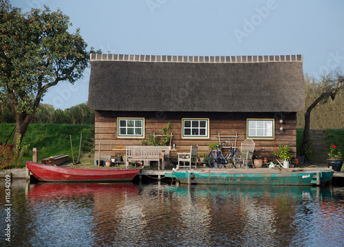Billede på lærred Little boathouse