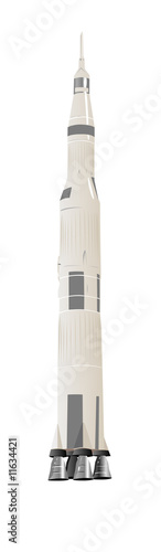 Large Space Rocket Saturn-5