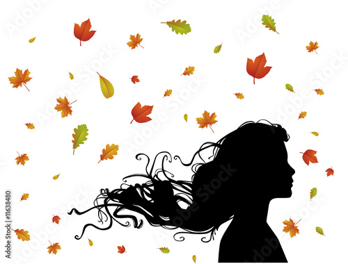 Hair in the wind
