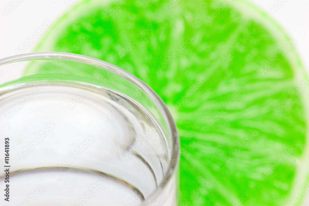 water and lime water and lime