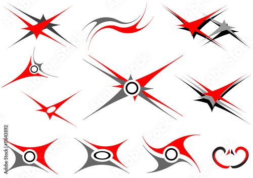 Graphical elements set.