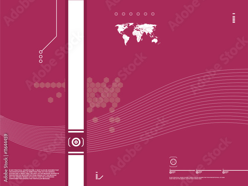 business background world map