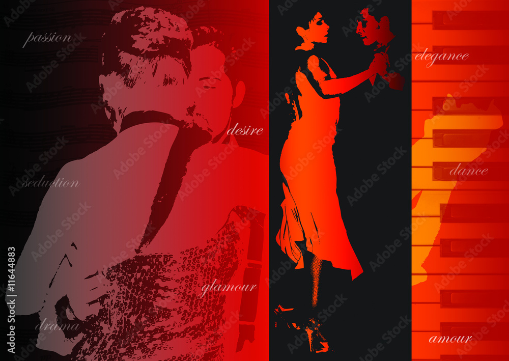 Argentine Tango - obrazy, fototapety, plakaty 
