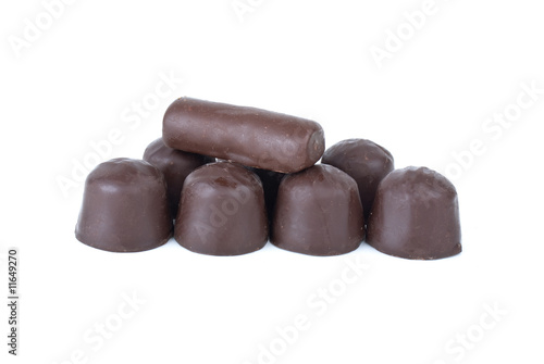 Some different chocolate candies