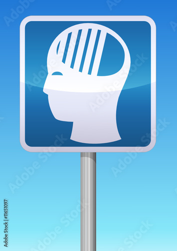 Panneau handicap mental