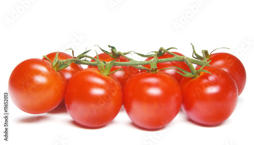 tomatoes isolated over white