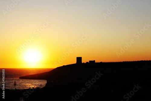 Tramonto su Torre Pittinuri